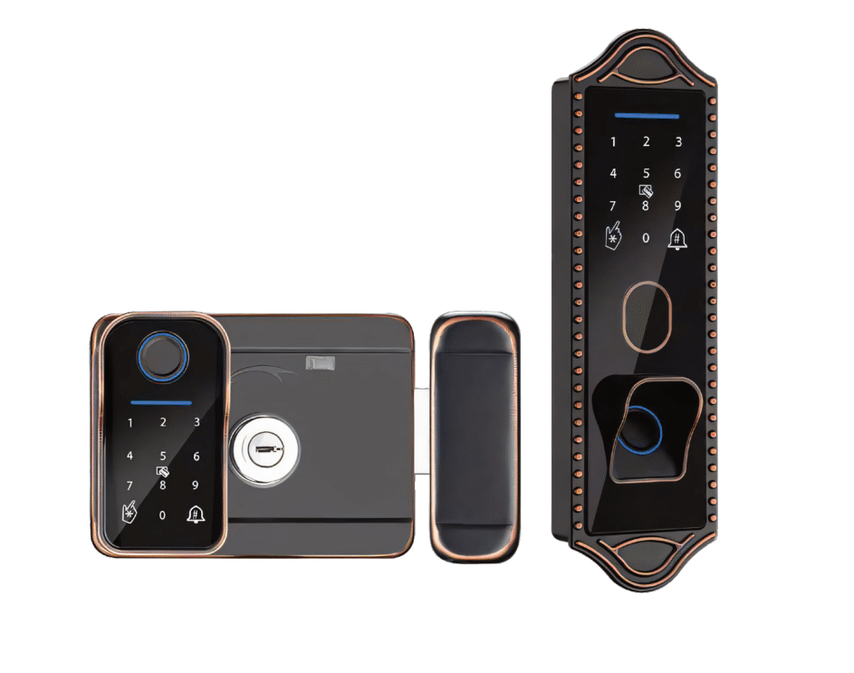Khóa cổng Avolock AG 48 Bronze kết nối app, remote